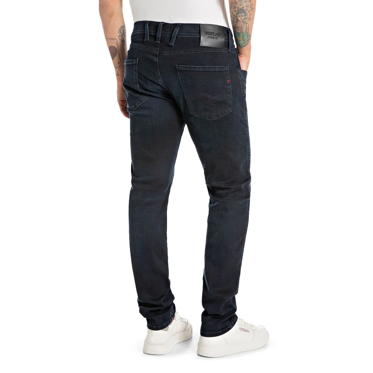 Replay Anbass Hyperflex Slim Jeans Dark Blue
