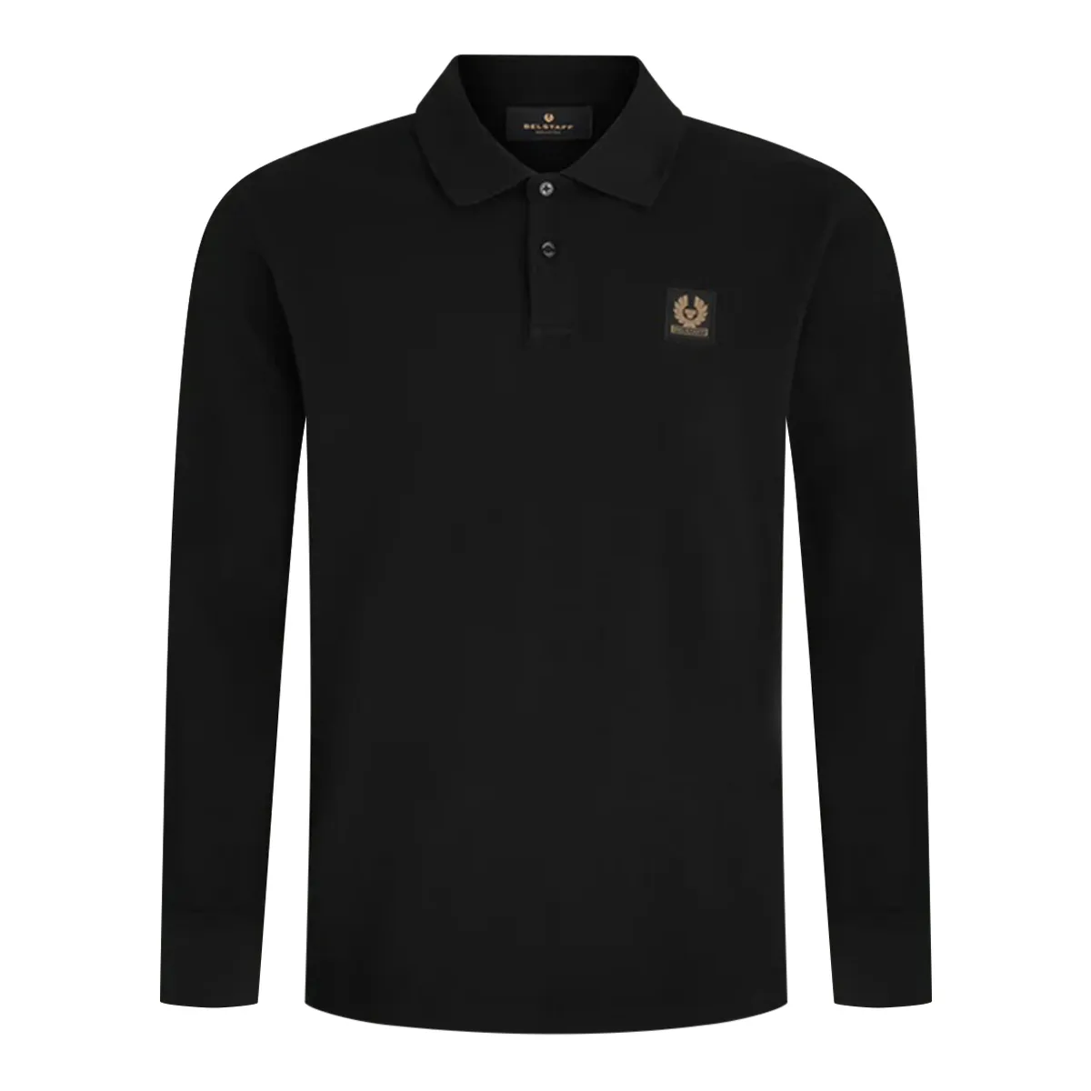 Belstaff Long Sleeve Polo Black