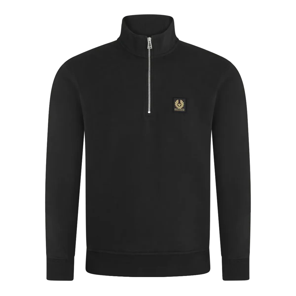 Belstaff Quarter Zip Sweatshirt Black