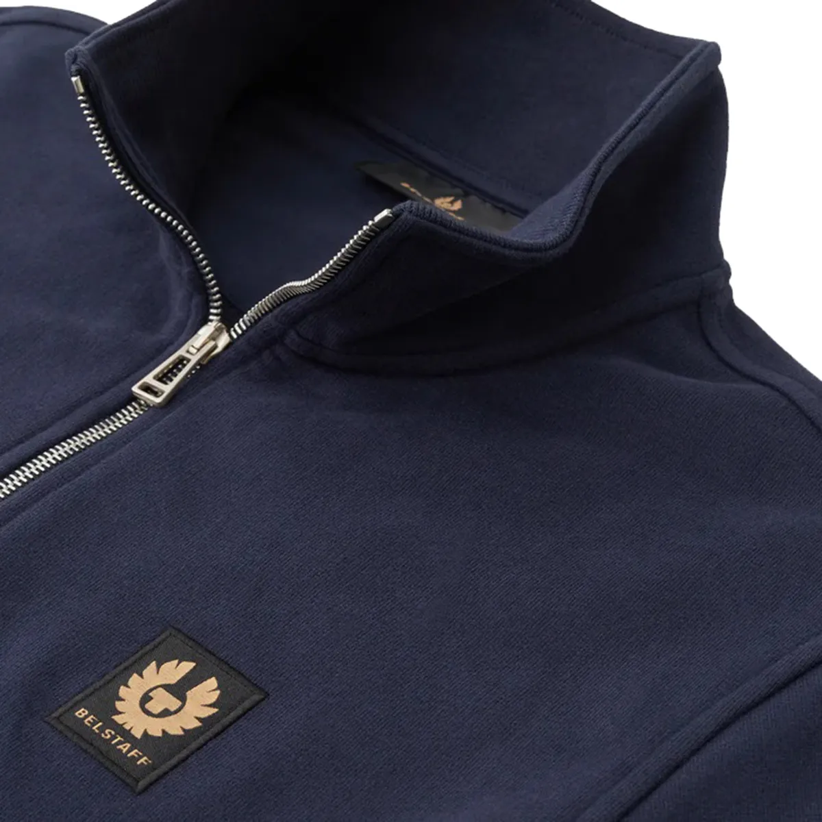 Belstaff Quarter Zip Sweatshirt Dark Ink
