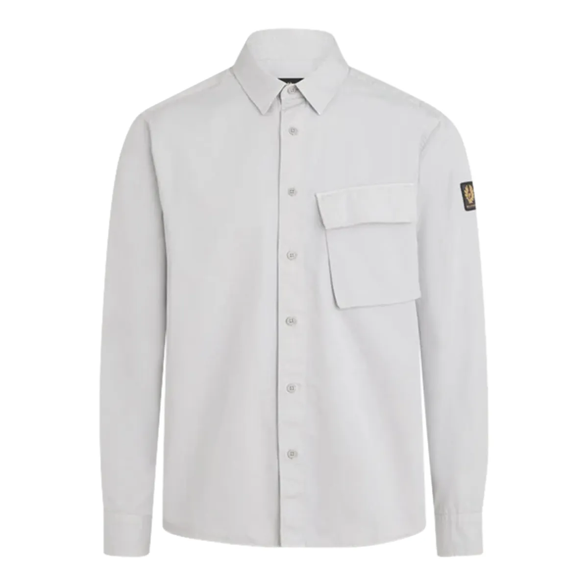 Belstaff Scale Shirt Chrome Grey