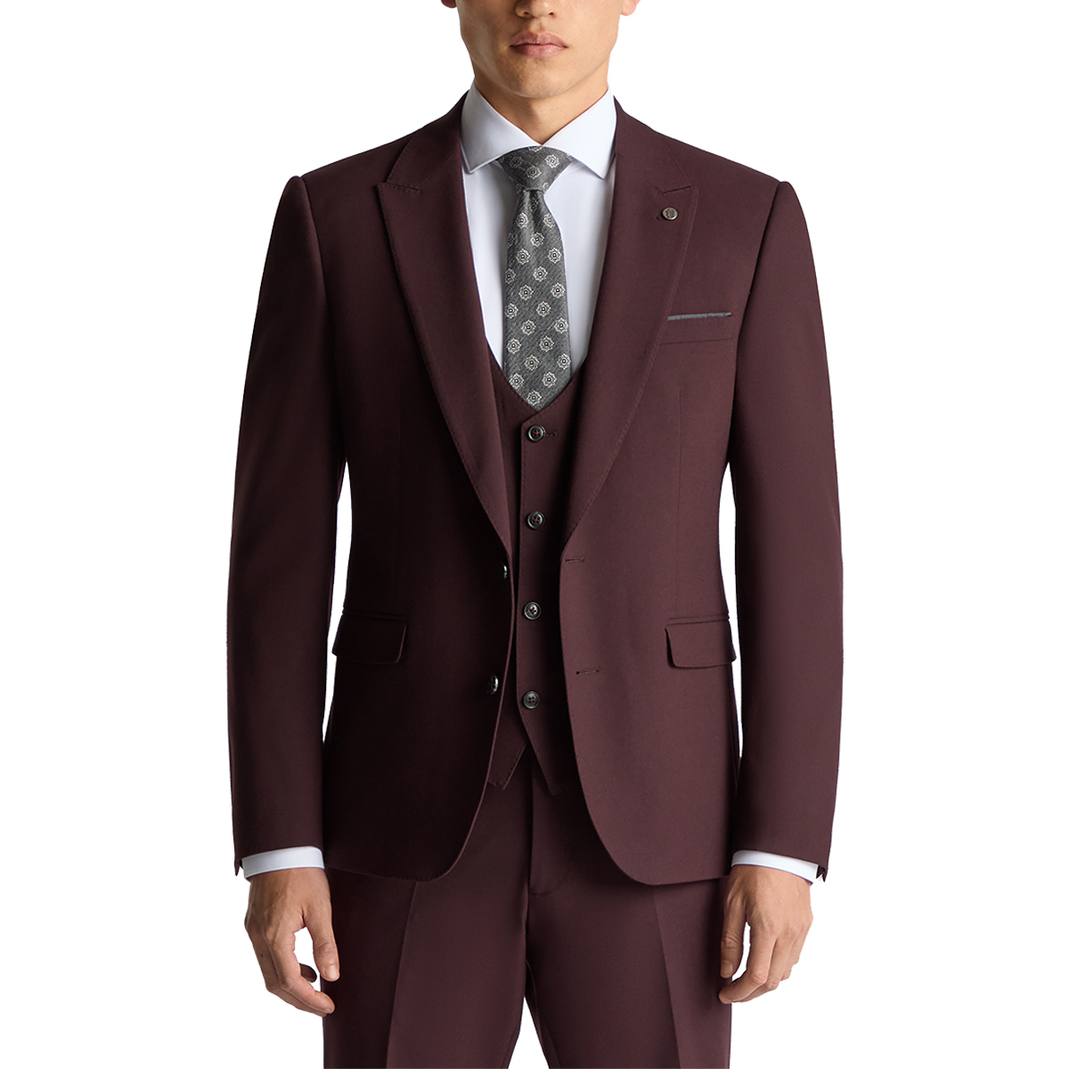 Remus Uomo Massa Jacket Burgundy Ejmenswear Store