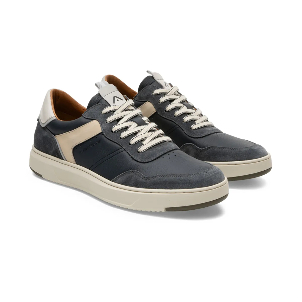 Ambitious Leather Trainer Blue/Navy