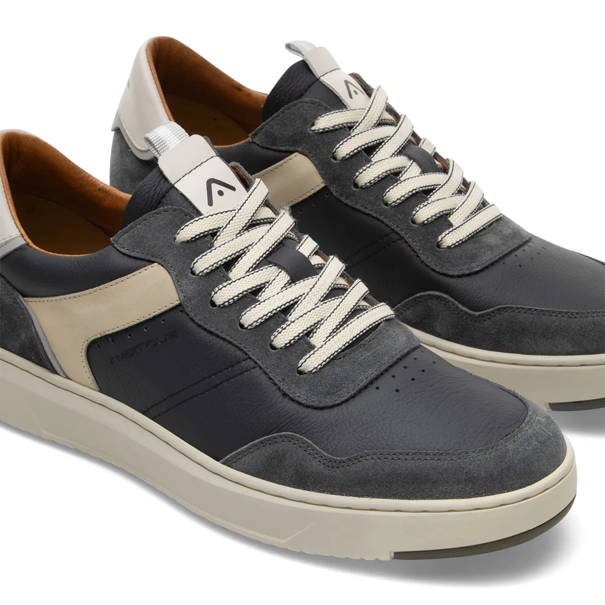 Ambitious Leather Trainer Blue/Navy