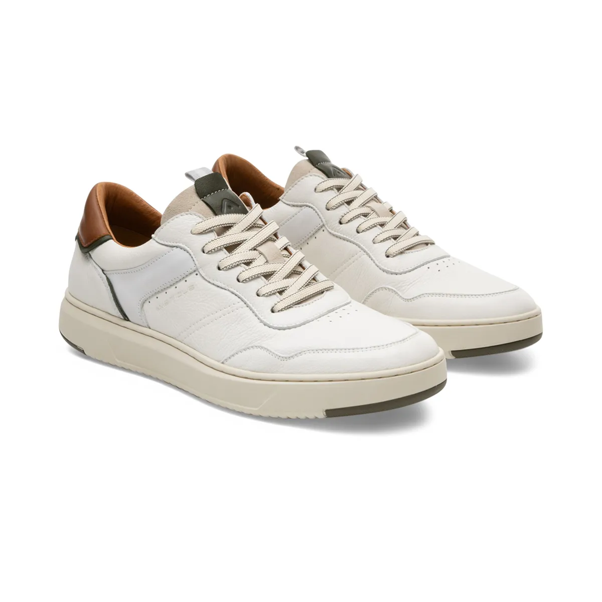 Ambitious Leather Trainer White