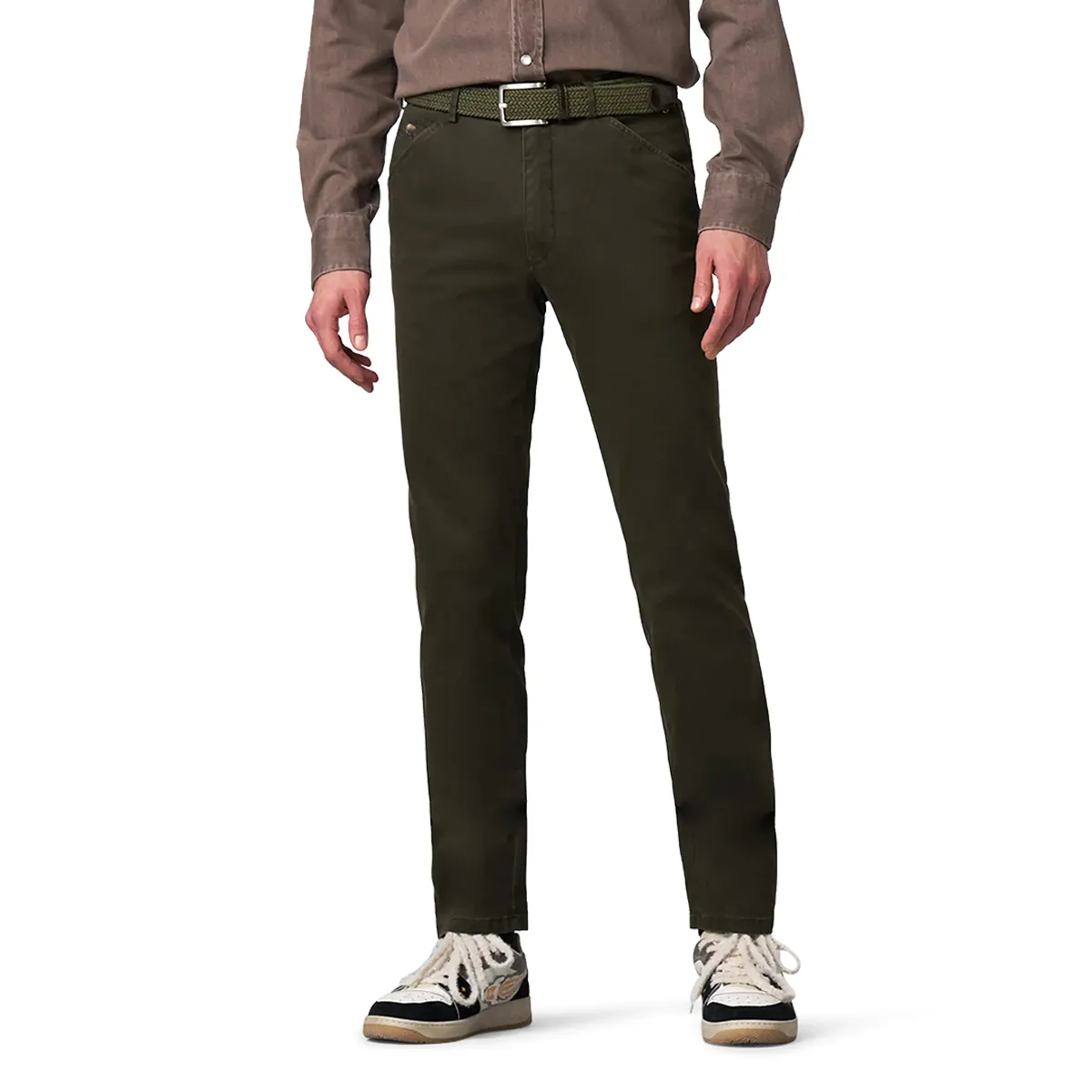 Meyer Chicago Perfect Fit Chino Laurel Green