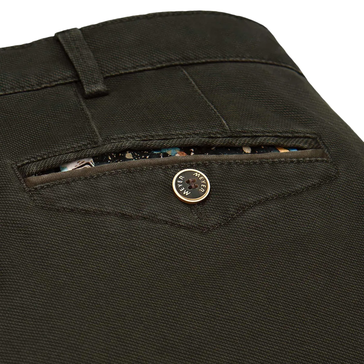 Meyer Chicago Perfect Fit Chino Laurel Green