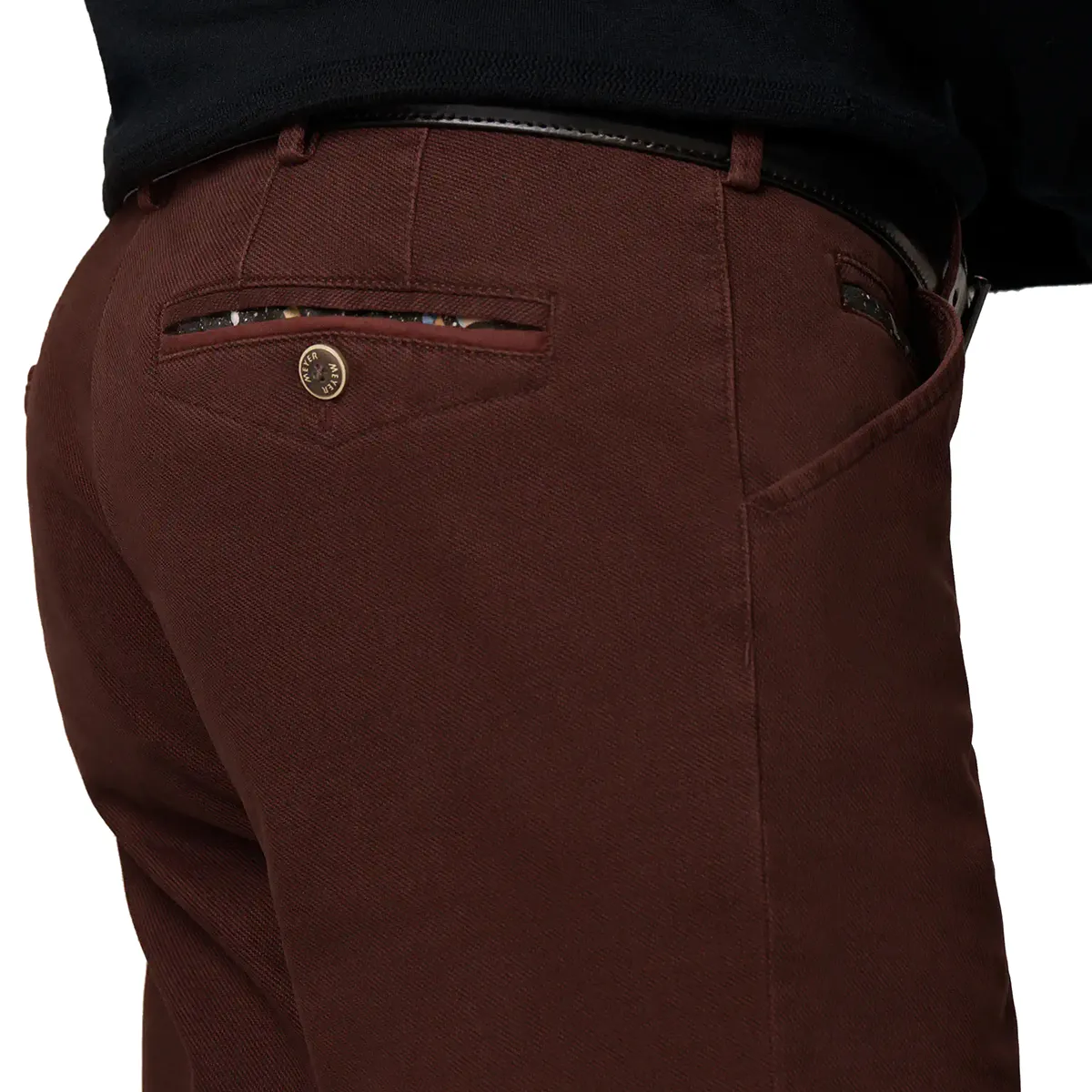 Meyer Chicago Perfect Fit Chino Burgundy