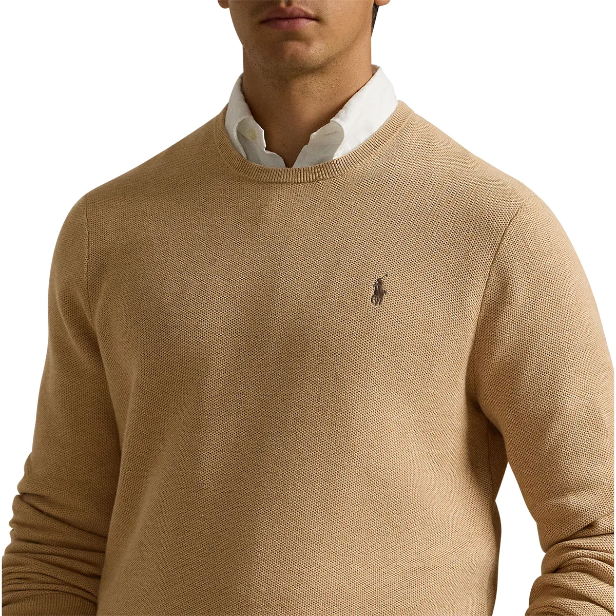 Ralph Lauren LS Pullover Sweater Camel