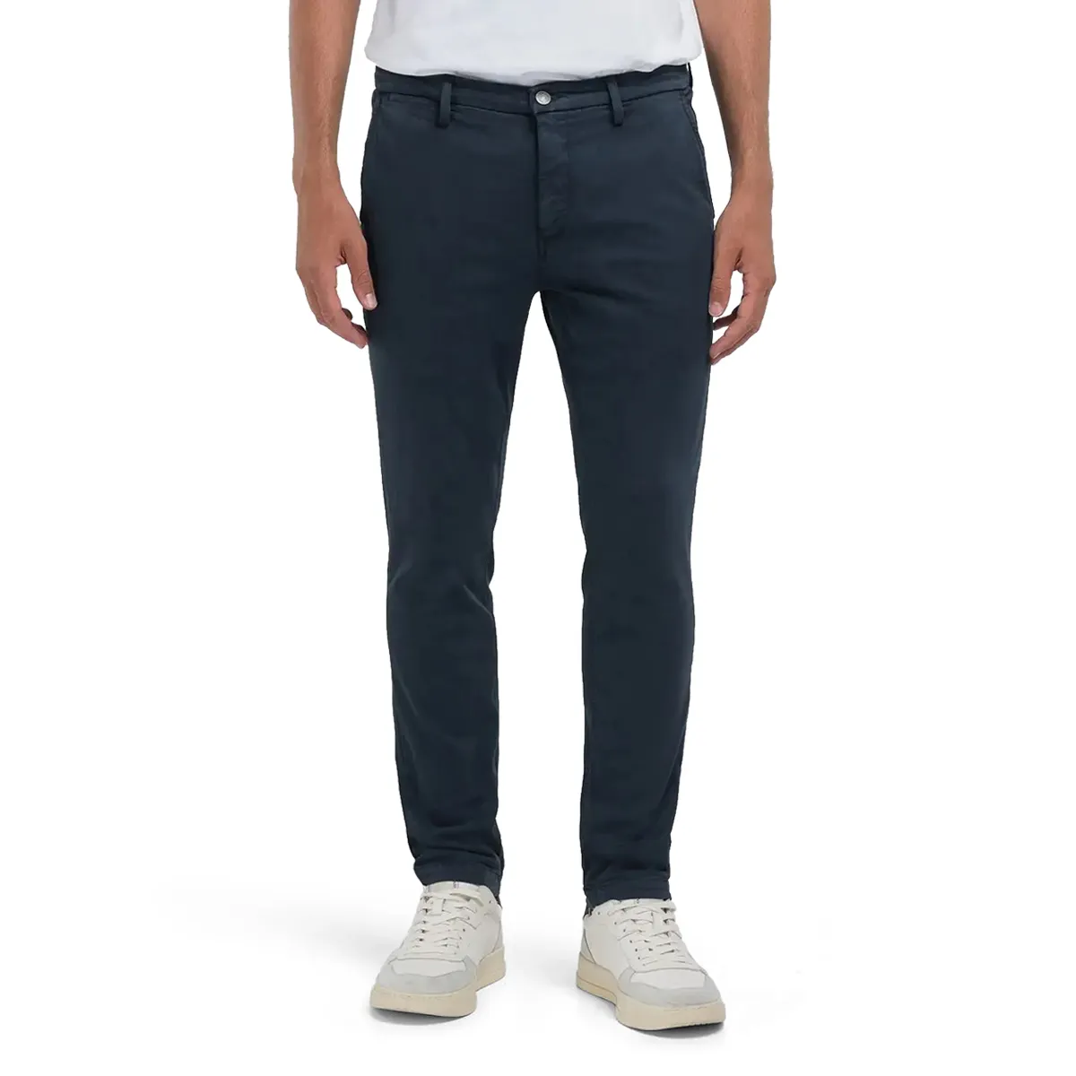 Replay Zeumar Slim Hyperflex Chino Petrol Blue
