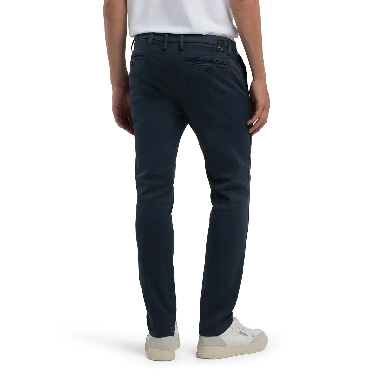 Replay Zeumar Slim Hyperflex Chino Petrol Blue