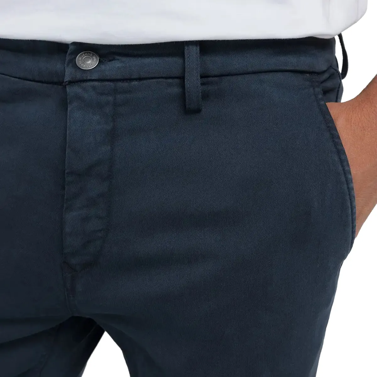 Replay Zeumar Slim Hyperflex Chino Petrol Blue
