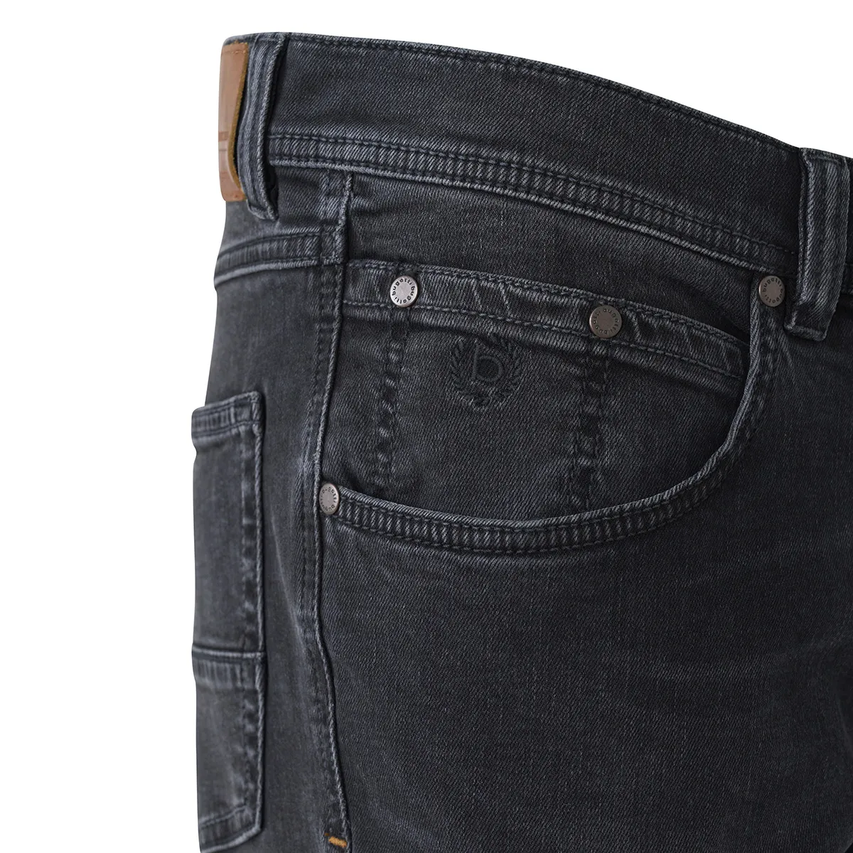 Bugatti Reg Authentic Denim Jean Charcoal