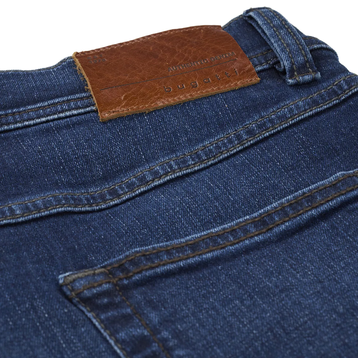 Bugatti Reg Authentic Denim Jean Mid Blue