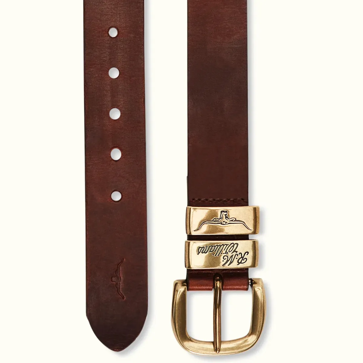 R.M.Williams Drover Belt Mid Brown