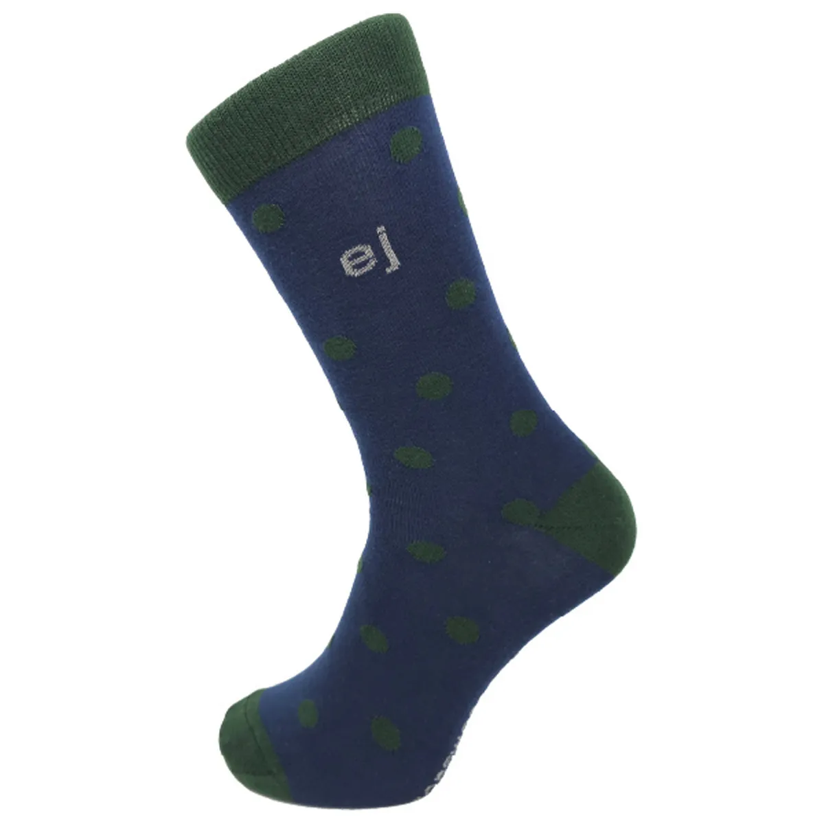 EJ Forest Spot Sock Navy