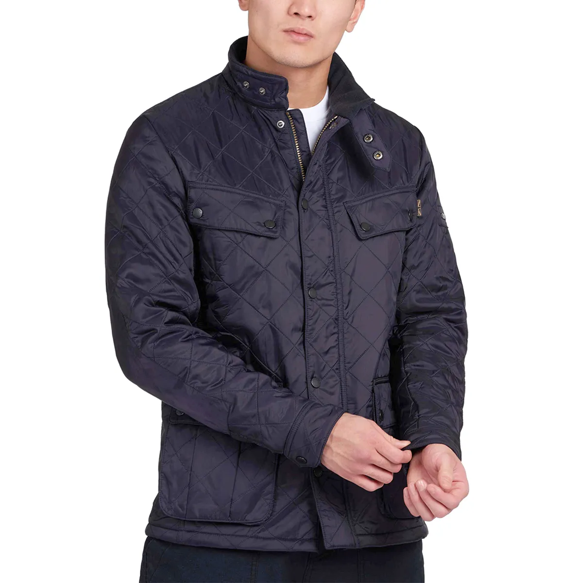 Barbour Ariel Polarquil Jacket Navy