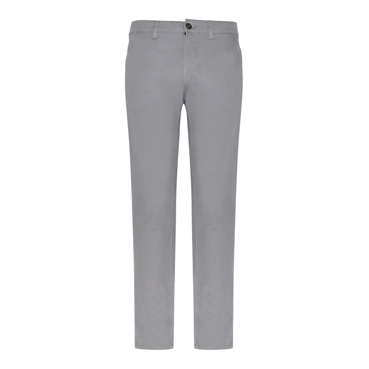 Enzo Slim Stretch Chino In Light Grey