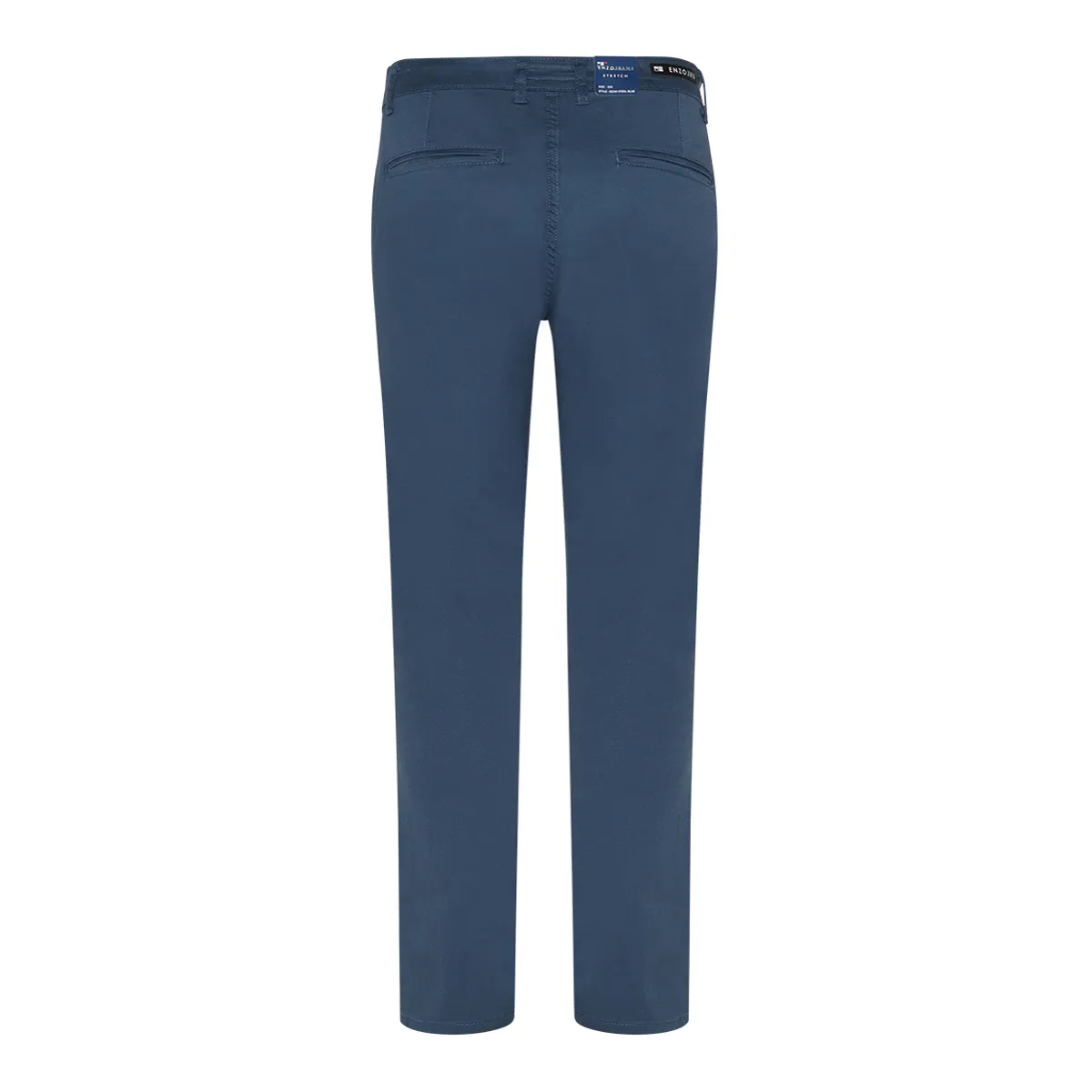 Enzo Slim Stretch Chino In Steel Blue