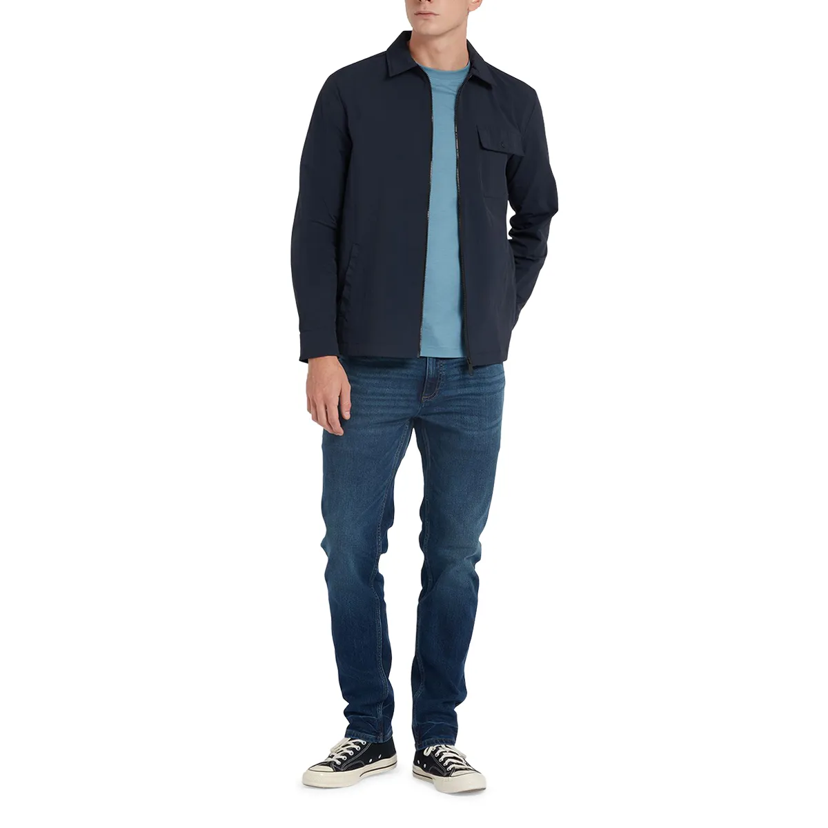 Farah Holwick Overshirt True Navy