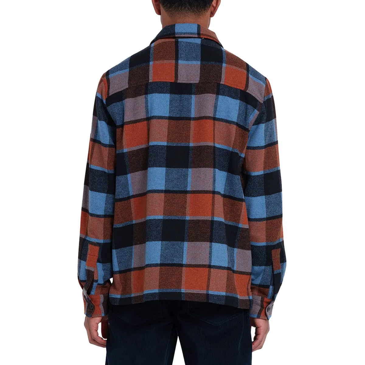 Farah Fulbright Check Overshirt Para Blu