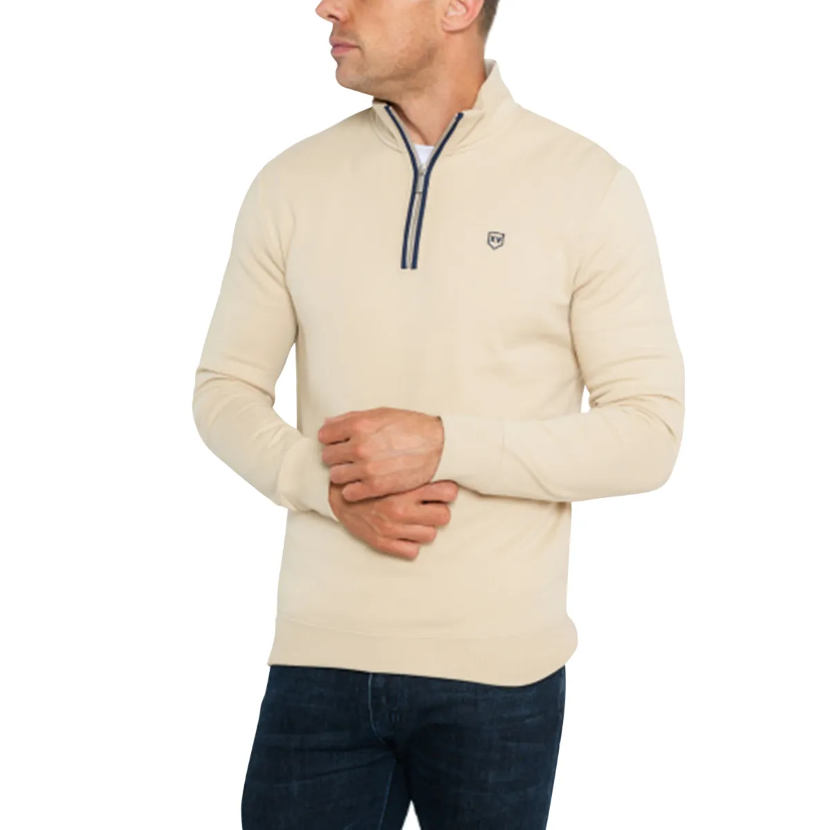 XV Kings Falcons A Half Zip Oatmeal