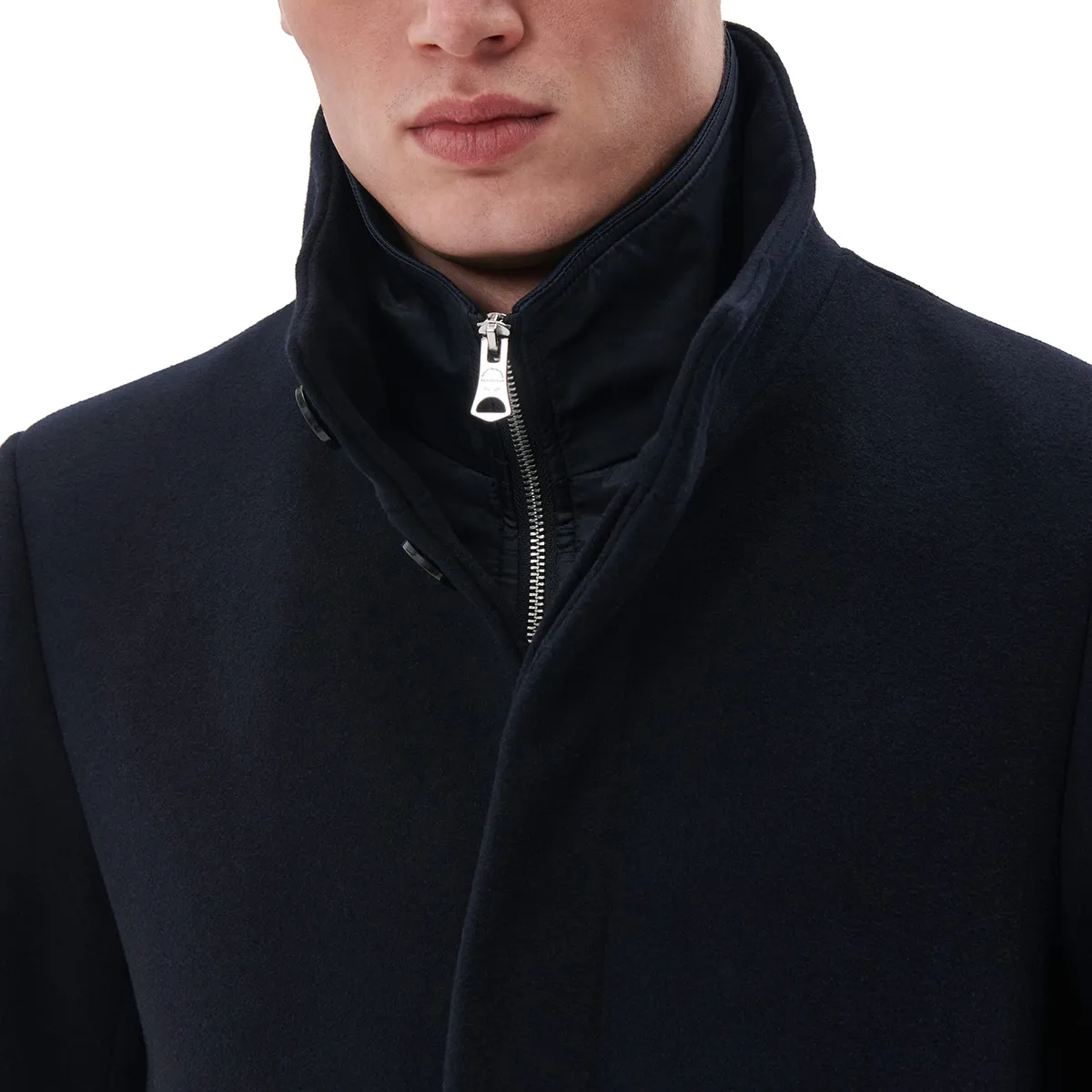 Matinique Harvey N Wool Coat Dark Navy