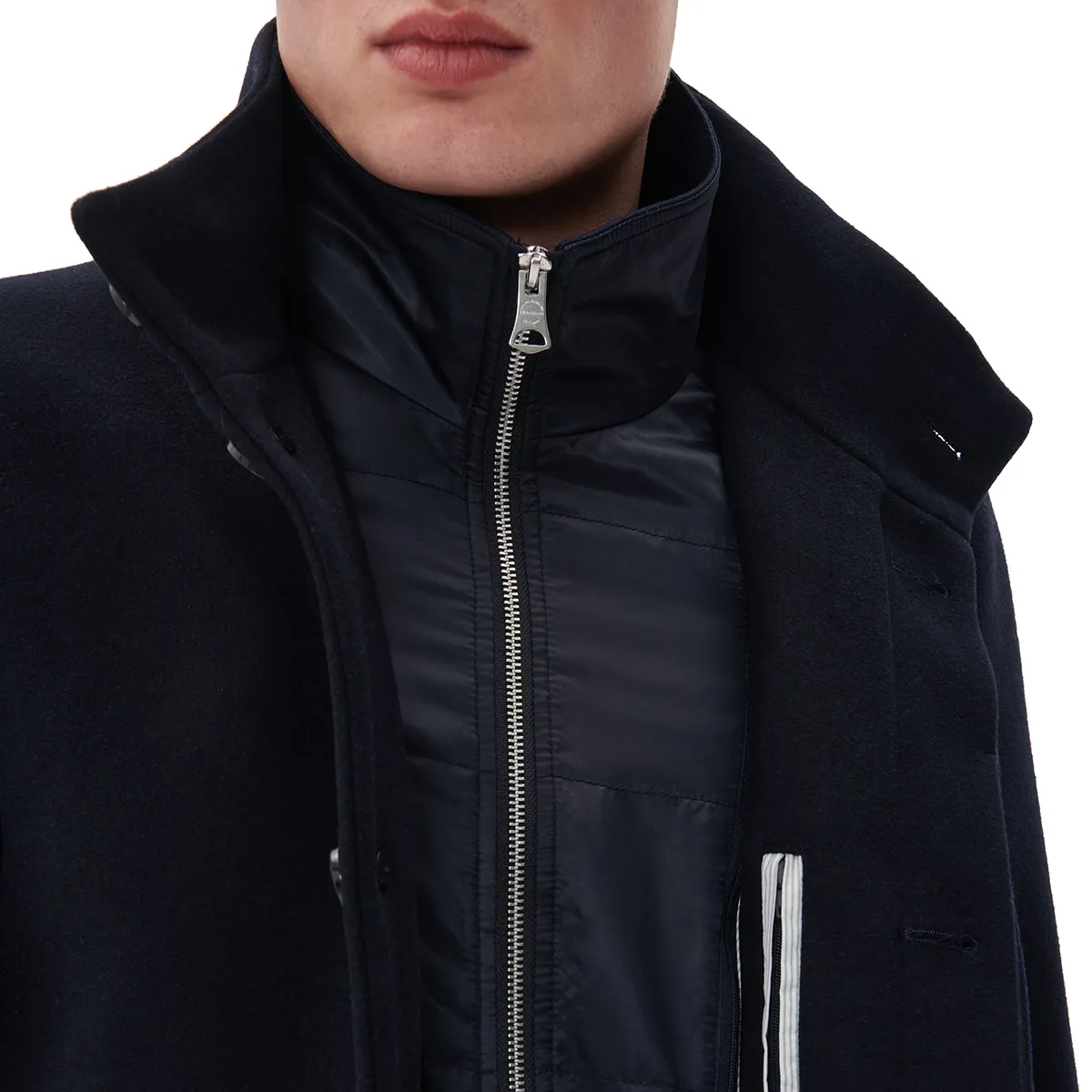 Matinique Harvey N Wool Coat Dark Navy