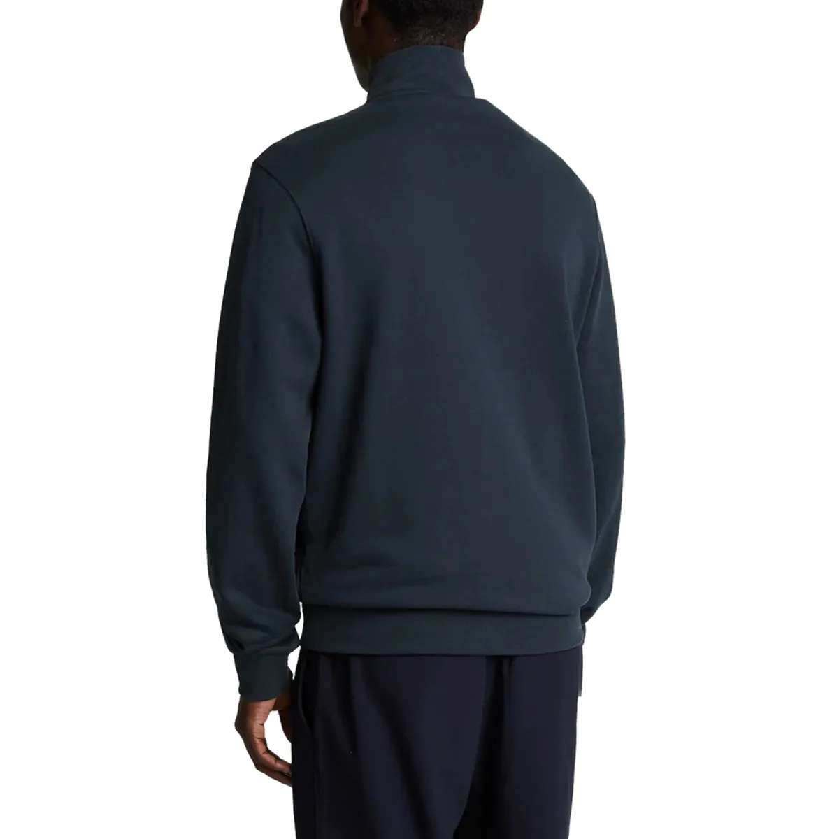 Lyle & Scott Tonal Eagle Quarter Zip Swe