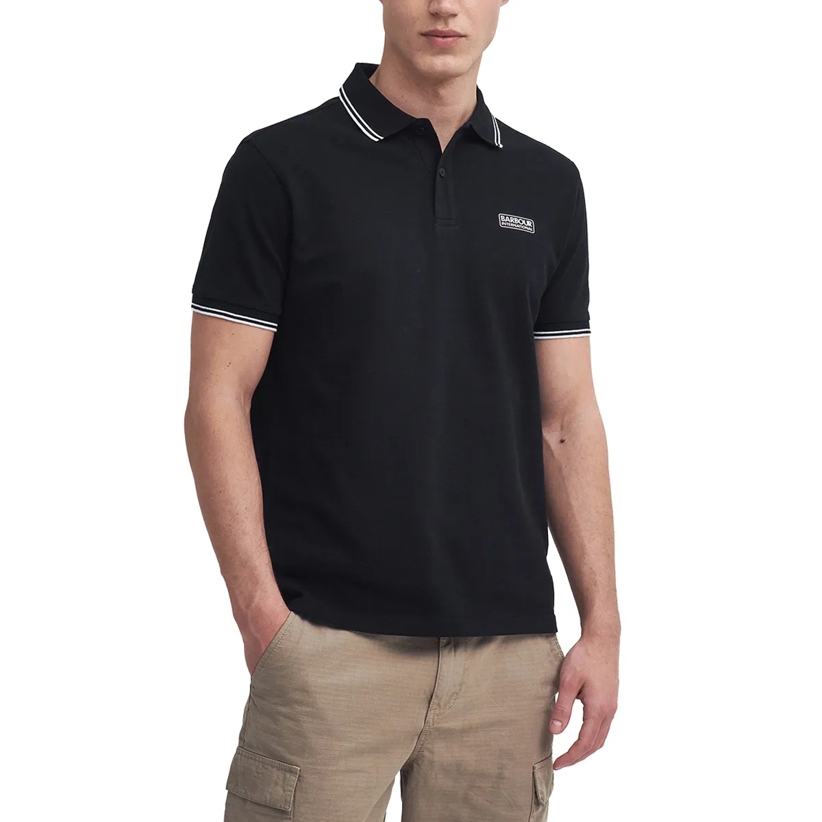 Barbour Evan Polo Shirt Black