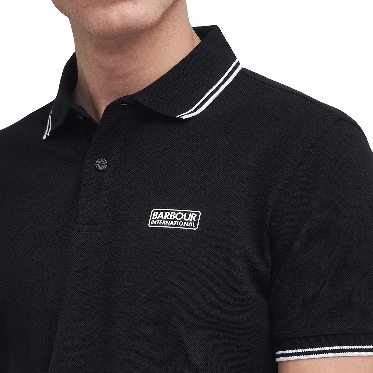 Barbour Evan Polo Shirt Black