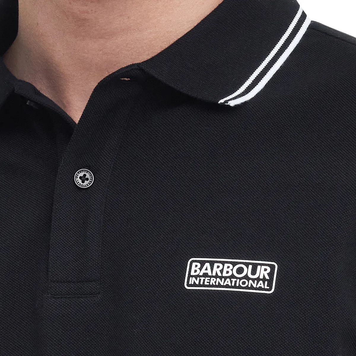 Barbour Evan Polo Shirt Black