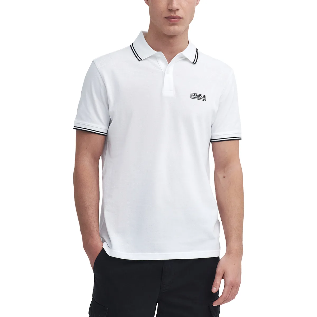 Barbour Evan Polo Shirt White