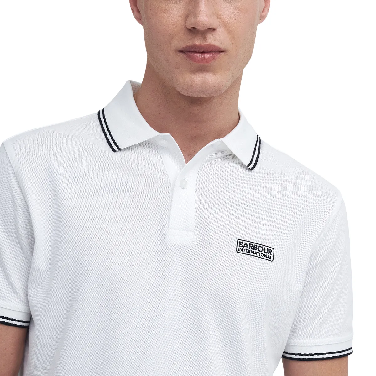 Barbour Evan Polo Shirt White