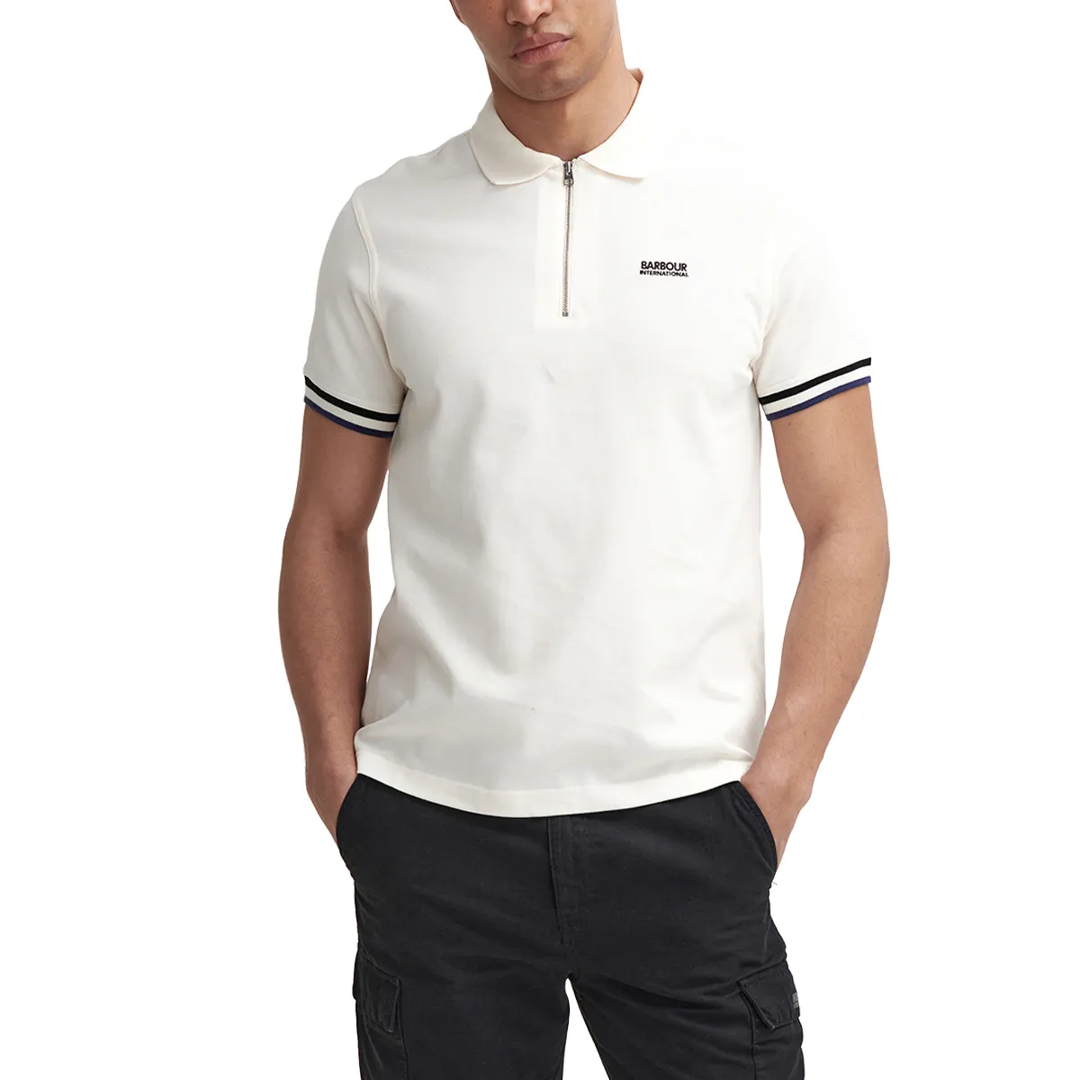 Barbour Buxton Polo Shirt Whisper White