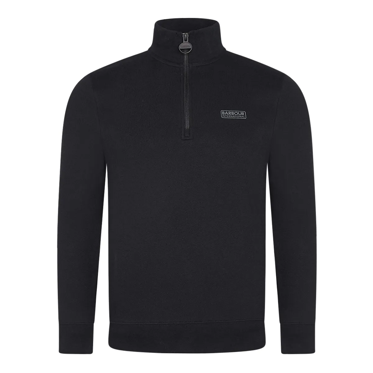 Barbour Essential Half Zip Sweat Black