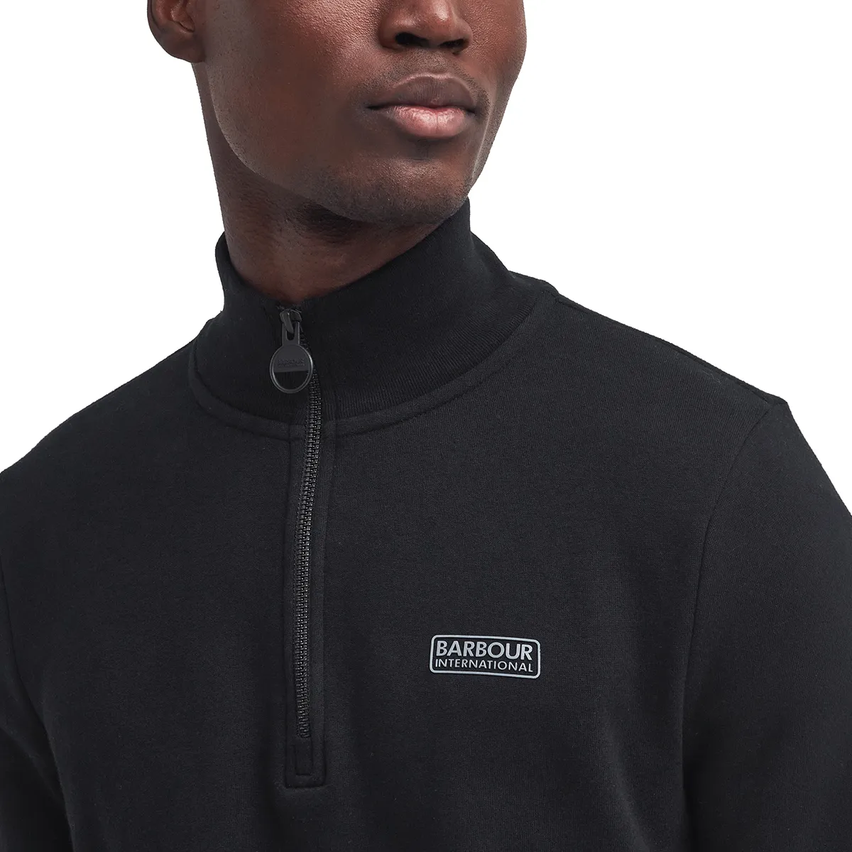 Barbour Essential Half Zip Sweat Black