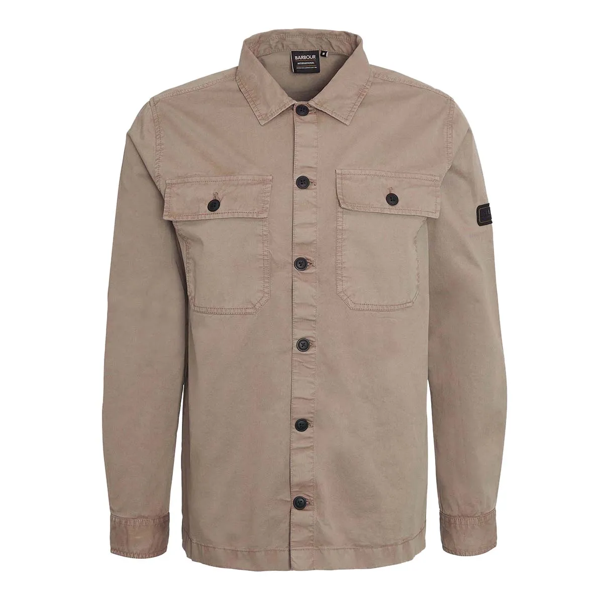 Barbour Arlo Overshirt Brindle Beige