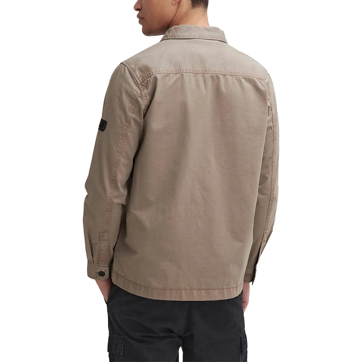 Barbour Arlo Overshirt Brindle Beige