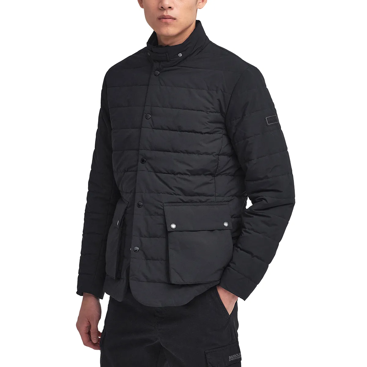 Barbour Fleetham Puffer Jacket Black