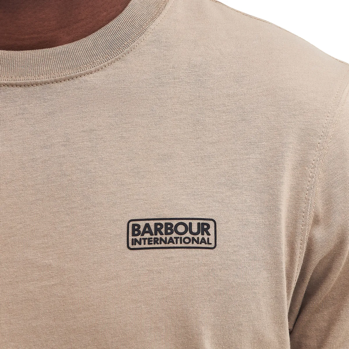 Barbour Small Logo T-Shirt Timberwolf