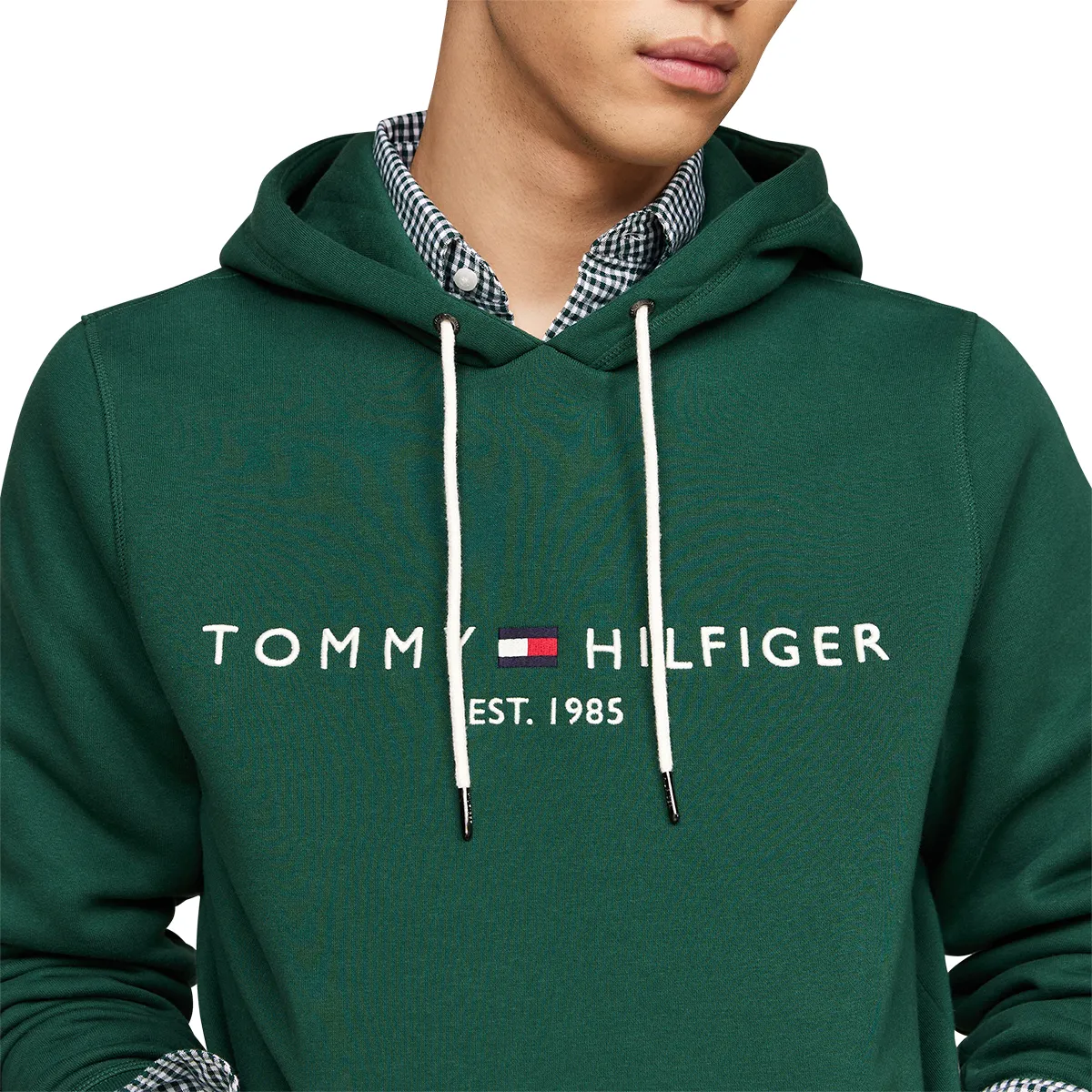 Tommy Hilfiger Logo Hoodie Green