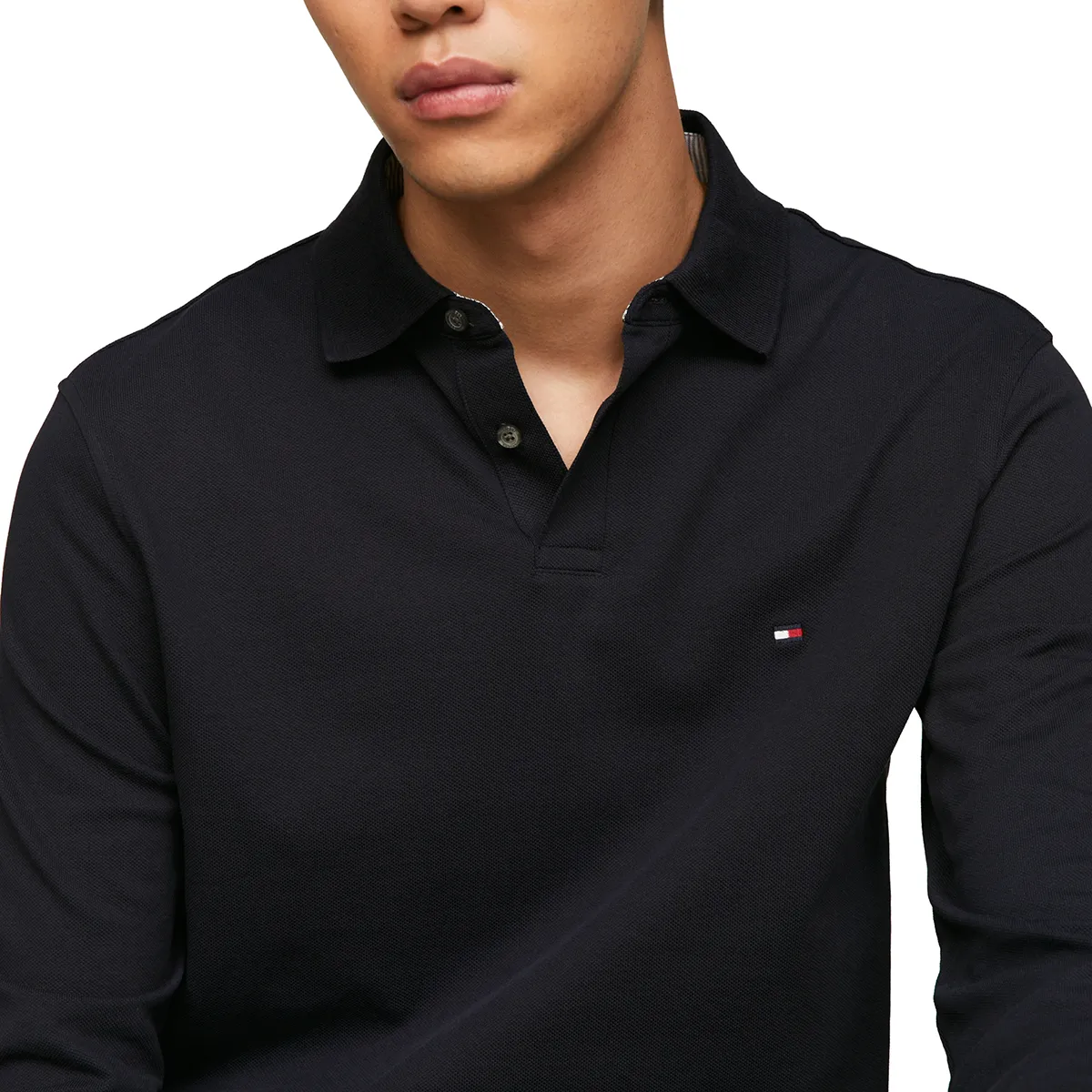 Tommy Hilfiger 1985 Reg LS Polo Desert Sky