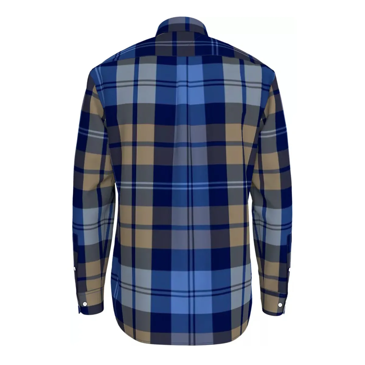 Tommy Hilfiger Oxford Blackwatch Check Shirt Navy