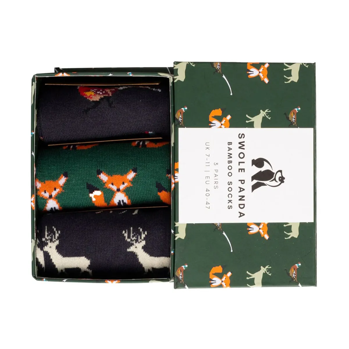 Swole Panda Country Gift Box - 3 Pairs
