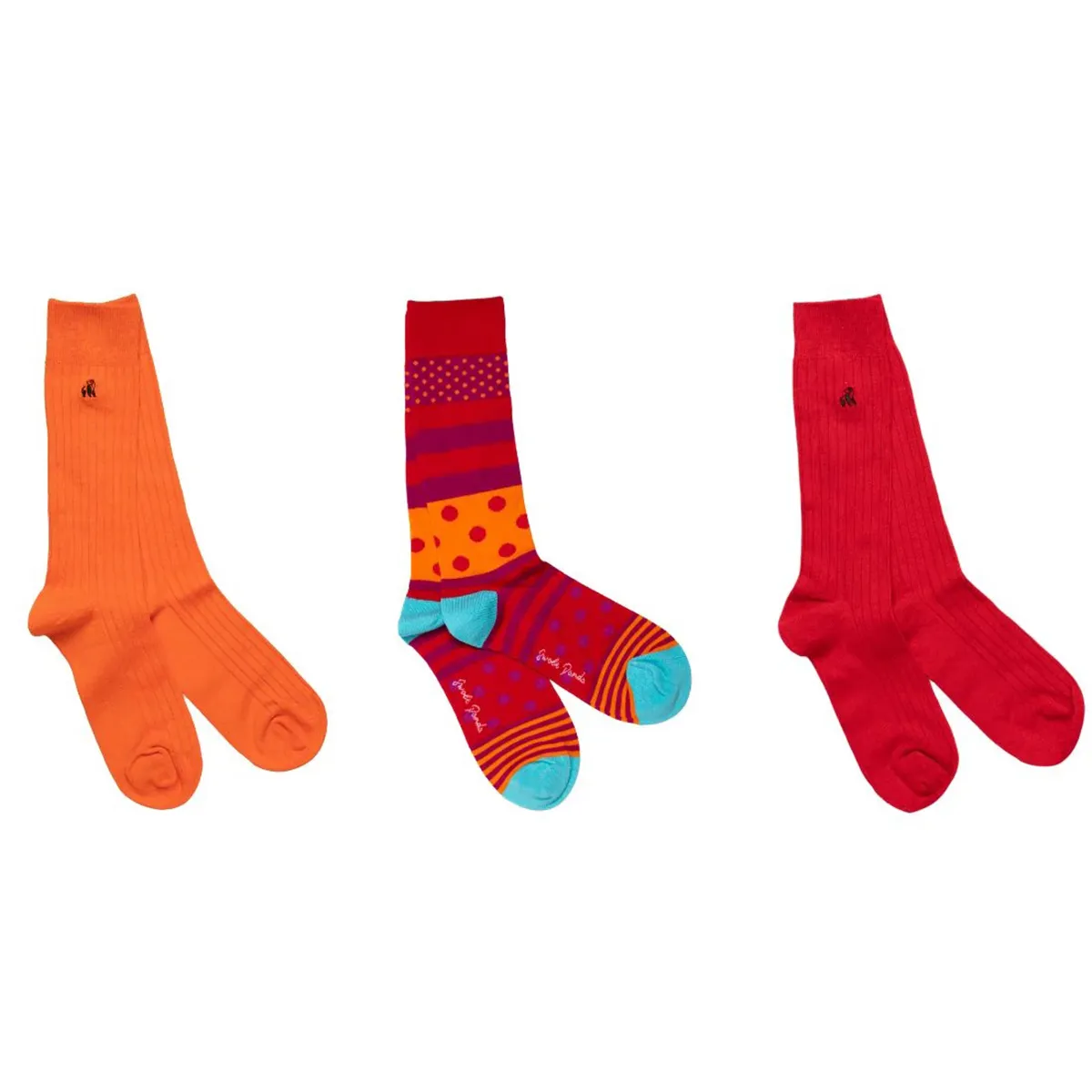 Swole Panda Spots/Stripes Sock Gift Set