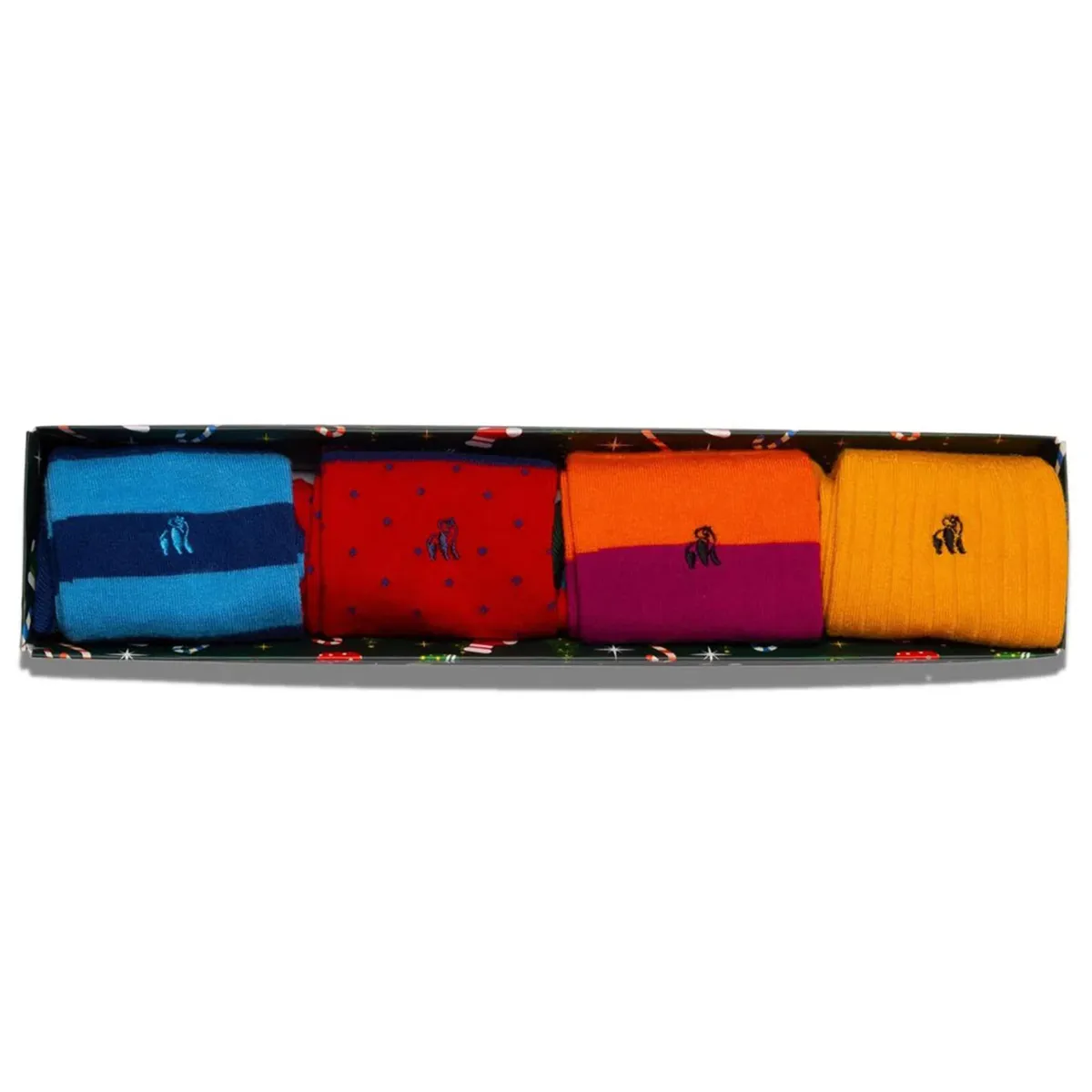 Swole Panda Festive Drawer Gift Socks - Mix