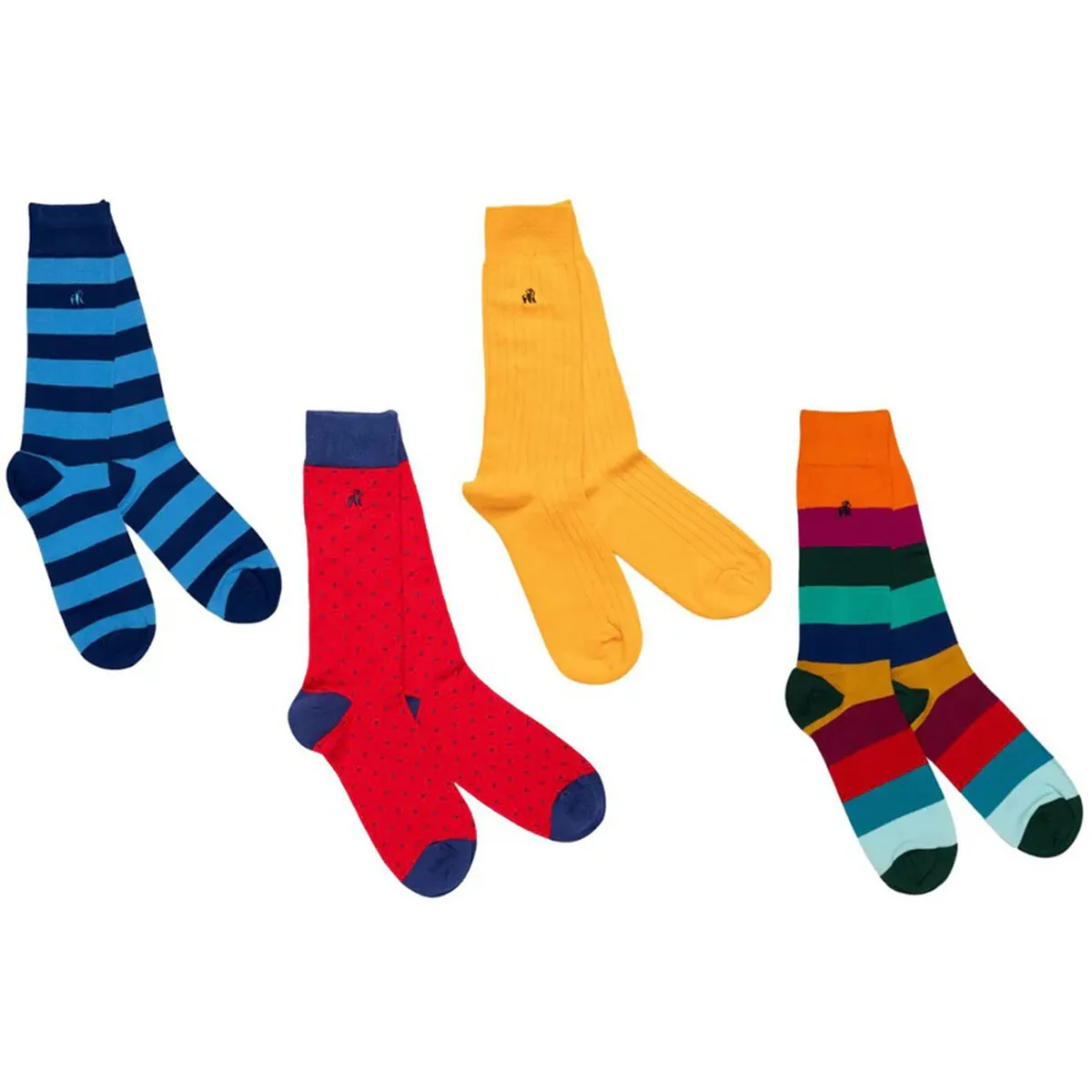 Swole Panda Festive Drawer Gift Socks - Mix