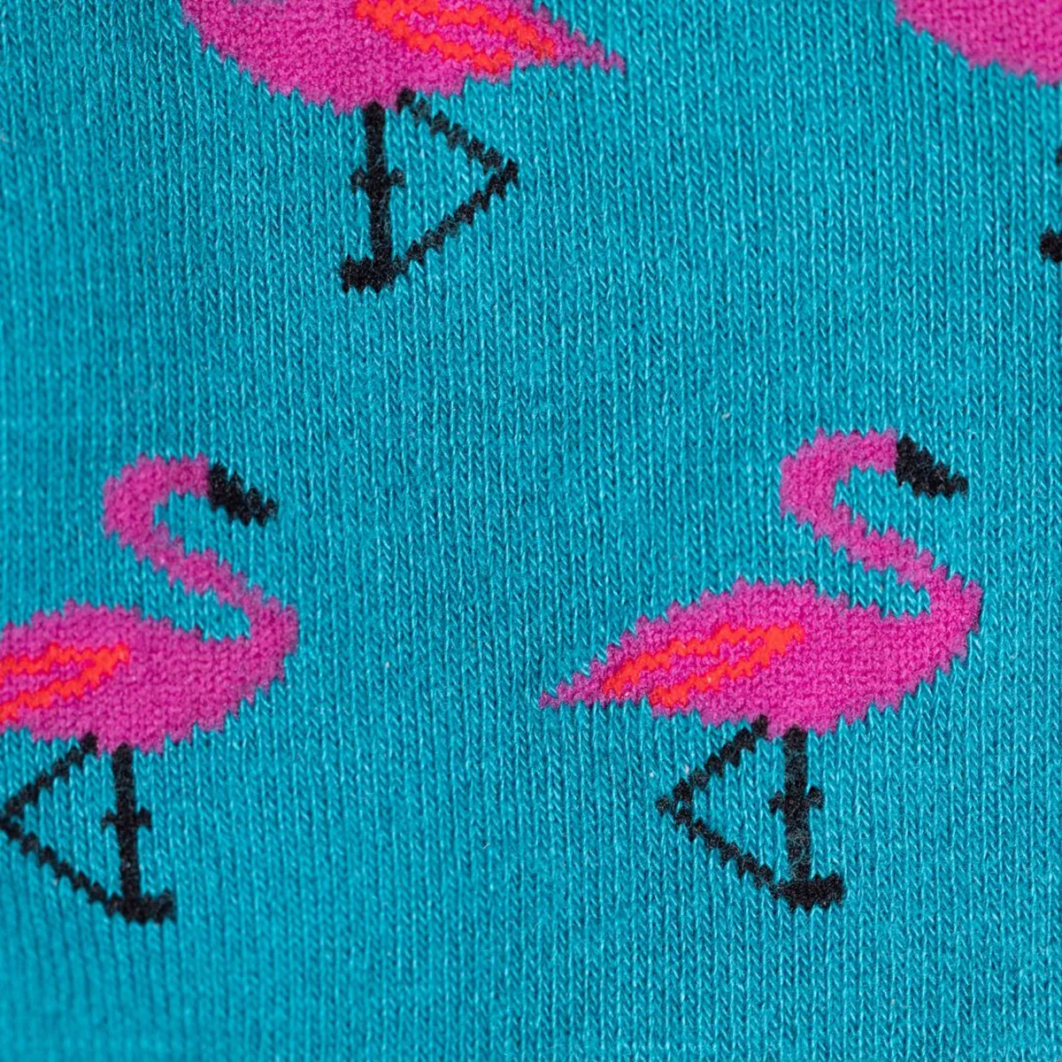 Swole Panda Flamingo Socks Teal