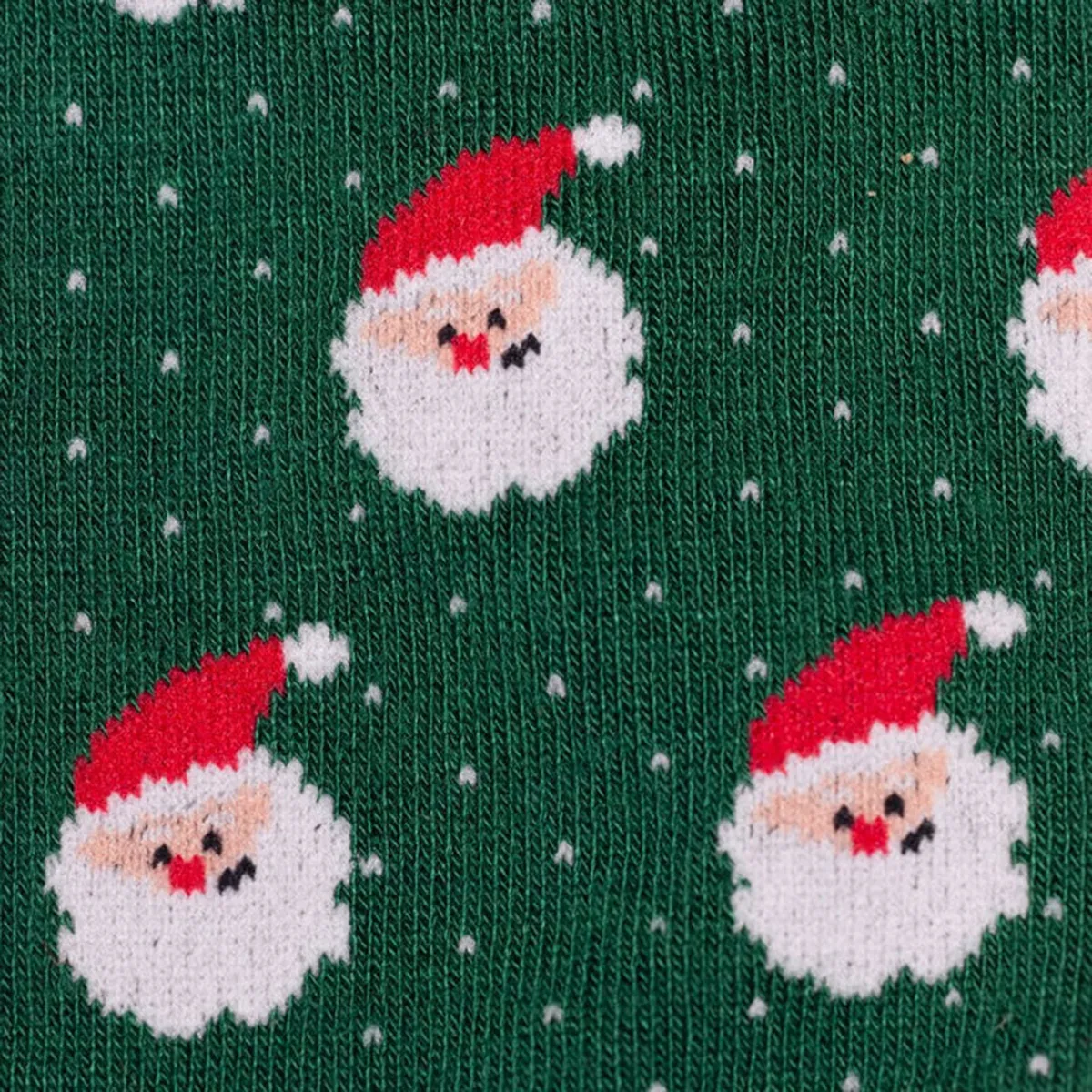 Swole Panda Santa Claus Socks Green